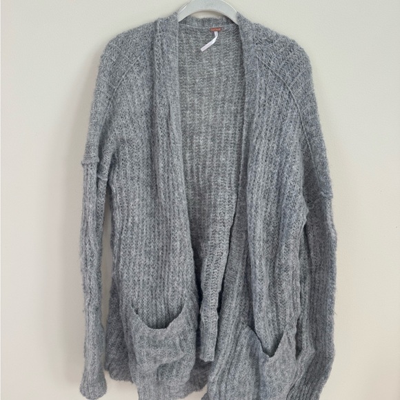 Free People Sweaters - Free People Soft Gray Cardigan